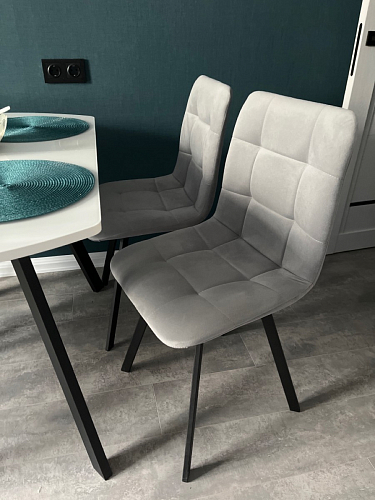 Стул на металлокаркасе Чилли зеленый / белый каркас фото покупателя 583