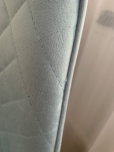 Стул на металлокаркасе Capri голубой фото покупателя 95