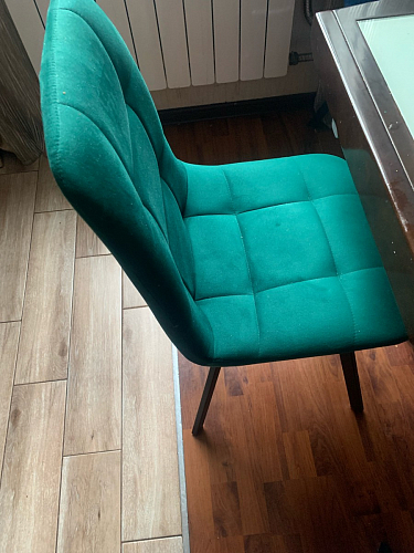 Стул на металлокаркасе Чилли синий / белый фото покупателя 945