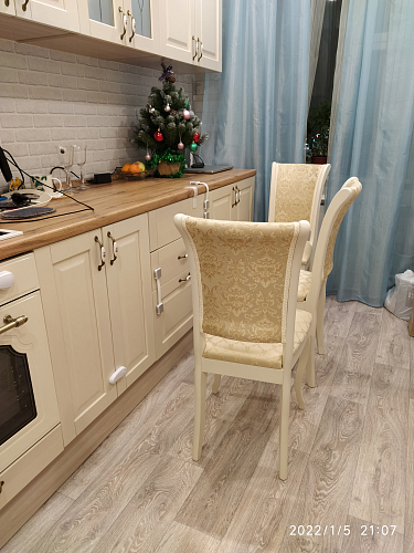 Деревянный стул Фабиано белый / бежевый фото покупателя 9