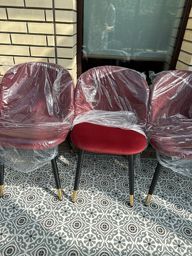 Стул на металлокаркасе Gabi gray / black фото покупателя 669