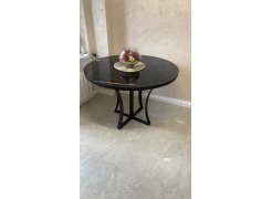 Стеклянный стол Нейтон белый мрамор / графит фото покупателя 5