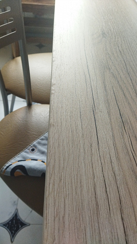 Стол Тринити Лофт 120 25 мм черный матовый / юта фото покупателя 210