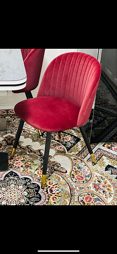 Стул на металлокаркасе Gabi green / black / silver фото покупателя 305