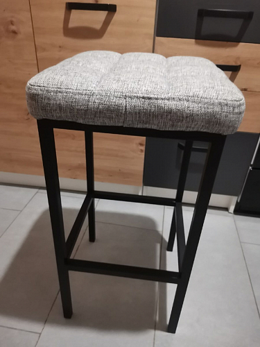 Барный стул Лофт катания минт / белый матовый фото покупателя 246