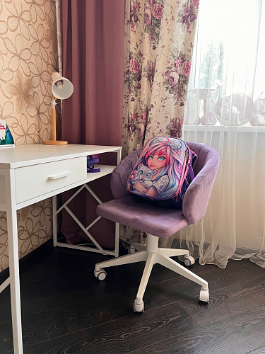 Компьютерное кресло Пард экокожа белый фото покупателя 49