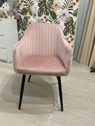 Стул на металлокаркасе Slam розовый фото покупателя 59