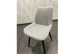 Стул на металлокаркасе Вейв светло-серый (hl 63) / 10К черный каркас фото покупателя 322