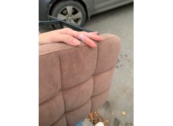 Барный стул Лофт кожзам темно-серый / черный матовый фото покупателя 189