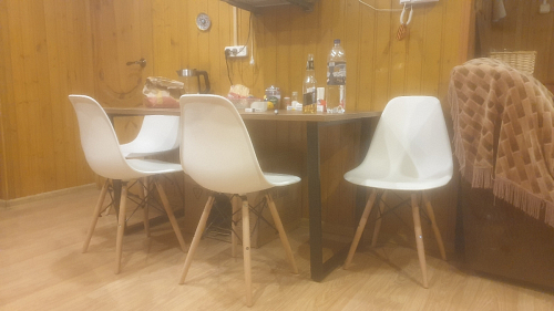 Стол раскладной Лота Лофт 120 25 мм юта / черный матовый фото покупателя 5