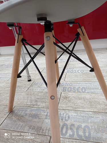 Стул Cindy Eames mod. 001 khaki / natural фото покупателя 470