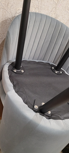 Стул на металлокаркасе Gabi latte / gold / black фото покупателя 736