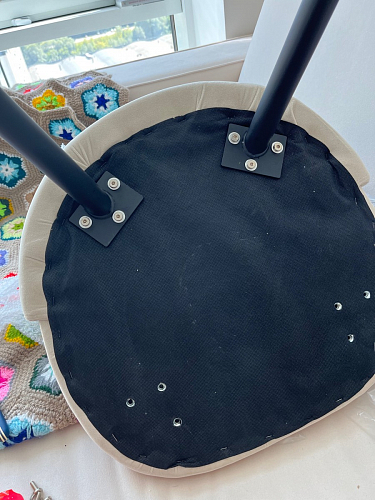 Стул на металлокаркасе Gabi 1 light purple / black фото покупателя 450