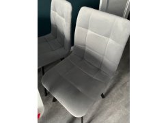 Стул на металлокаркасе Чилли светло-серый / черный фото покупателя 582