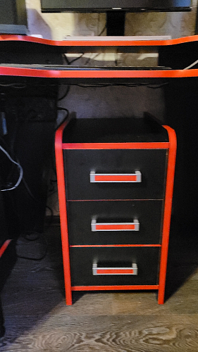 Тумба Ханна черная / красная  - Уцененный экземпляр фото покупателя 119