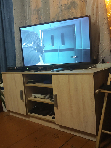 ТВ-тумба Хай-тек венге фото покупателя 2