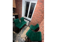 Стул на металлокаркасе Чилли горчичный / белый фото покупателя 414