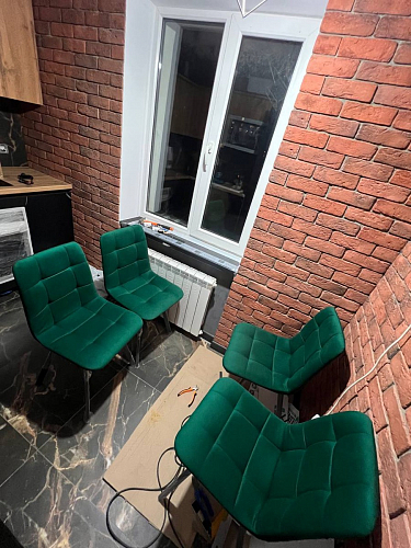 Комплект стульев Чилли 2 шт бежевый / черный фото покупателя 414