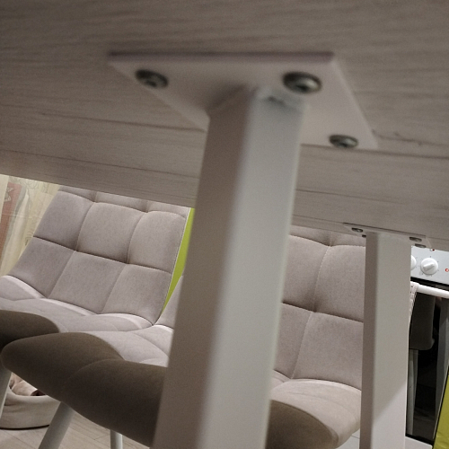 Стол Тринити Лофт 120 32 мм дуб галифакс табако / черный матовый фото покупателя 654