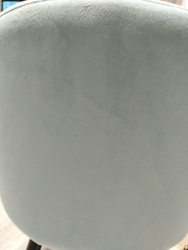 Стул на металлокаркасе Gabi 1 light blue / black / gold фото покупателя 769