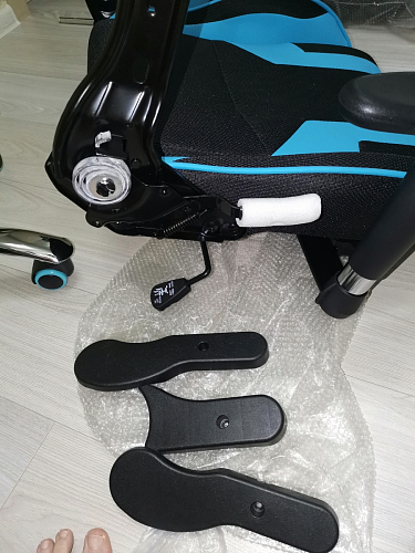 Компьютерное кресло Kano 1 light blue / black фото покупателя 75