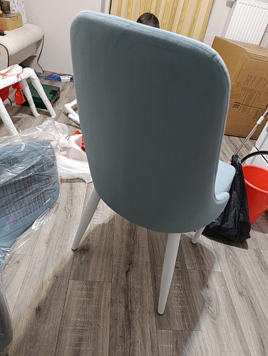 Стул на металлокаркасе Kora gray / black фото покупателя 347