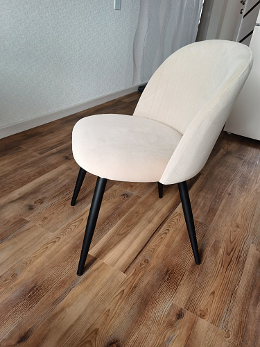 Стул на металлокаркасе Gabi 1 dark gray / black фото покупателя 811