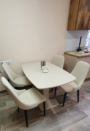 Стул на металлокаркасе Kora dark gray / black фото покупателя 255