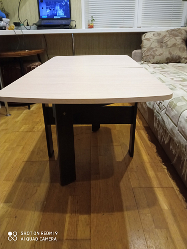 Стол-книжка СтК6 венге / дуб молочный высота 54 см фото покупателя 44