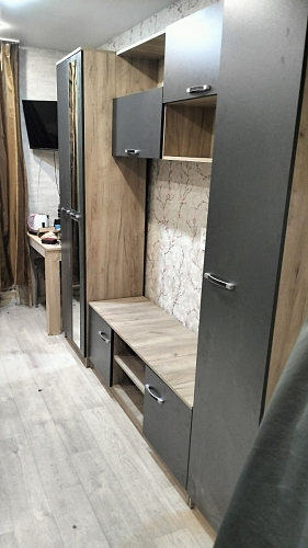 Готовая гостиная Бертелена дуб крафт серый / серый графит фото покупателя 50