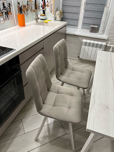 Стул на металлокаркасе Чилли бирюзовый / черный фото покупателя 1364