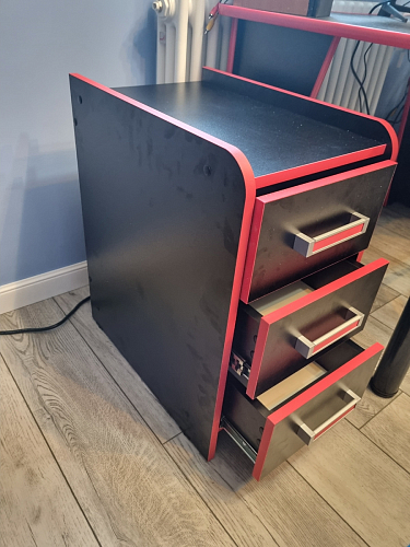 Тумба Ханна черная / красная - Уцененный экземпляр фото покупателя 46