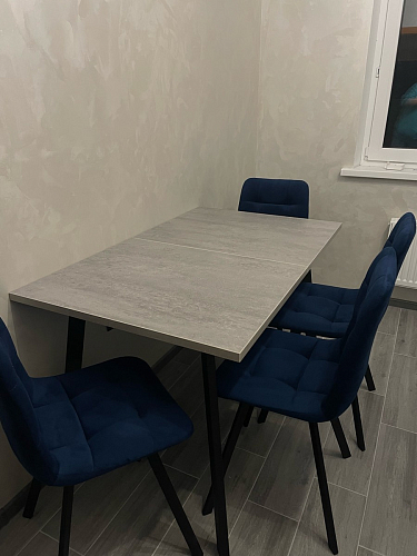 Стул на металлокаркасе Чилли бежевый / белый каркас фото покупателя 1124