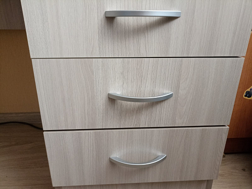 Стол письменный Бриз МДФ волна лайм / ясень светлый фото покупателя 98