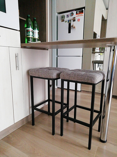 Полубарный стул Лофт мадера 20 / белый матовый фото покупателя 194