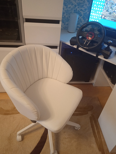 Компьютерное кресло Пард экокожа белый фото покупателя 130