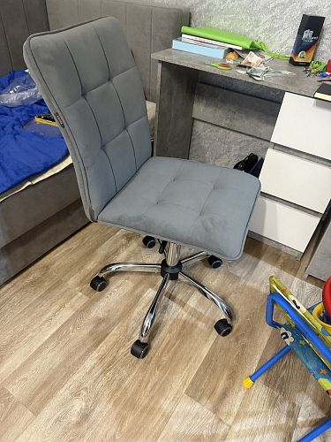 Компьютерное кресло One/Ван флок бежевый 7 фото покупателя 77