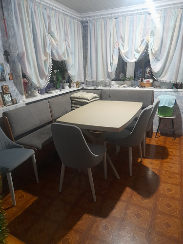 Стул на металлокаркасе Kora dark pink / white фото покупателя 489
