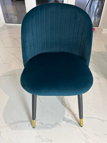 Стул на металлокаркасе Gabi gray / black фото покупателя 96