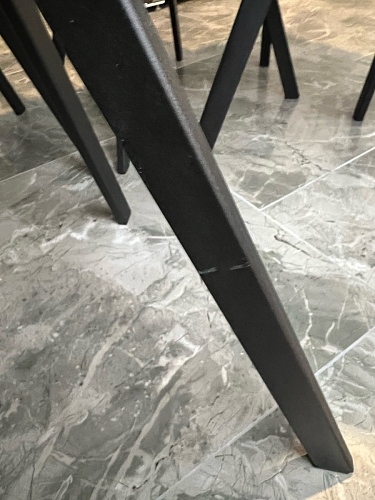 Стул на металлокаркасе Чилли горчичный / черный фото покупателя 992