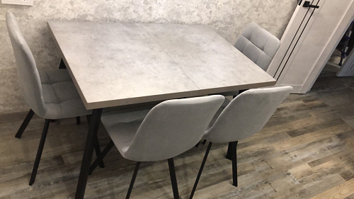 Стул на металлокаркасе Чилли зеленый / белый каркас фото покупателя 106