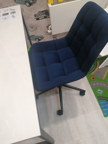 Компьютерное кресло Честер кирпичный / черный фото покупателя 33