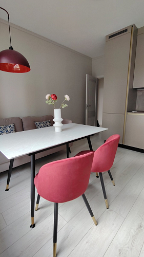 Стул на металлокаркасе Gabi latte / gold / black фото покупателя 601