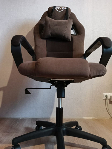 Компьютерное кресло Driver/Драйвер кожзам черный / серый фото покупателя 38