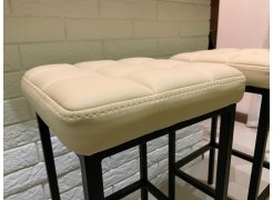 Барный стул Лофт кожзам d1 / черный матовый фото покупателя 12