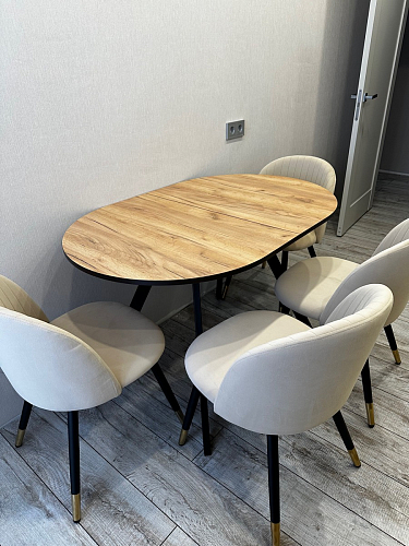 Стул на металлокаркасе Gabi-1 wine red / black фото покупателя 552