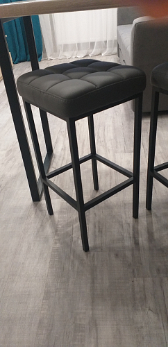 Барный стул Лофт катания минт / белый матовый фото покупателя 318