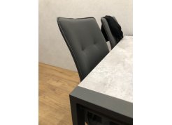 Стол Центавр 120(160)х70х75 файерстоун / черный матовый фото покупателя 10