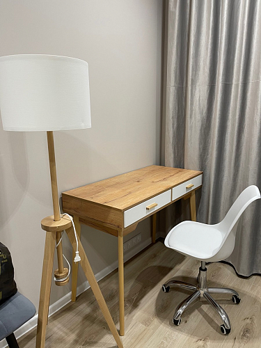 Компьютерное кресло Kolin с подушкой clear / white фото покупателя 467