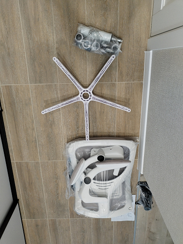 Компьютерное кресло Konfi gray / blue / white фото покупателя 181